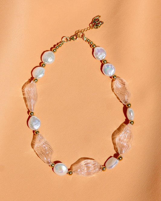 CRYSTALLINE GLASS NECKLACE